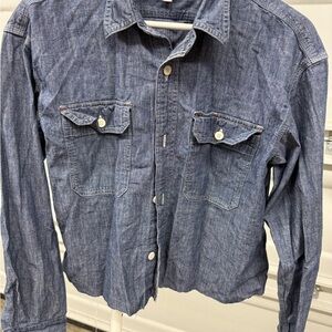 JW ANDERSON Indigo Denim Shirt